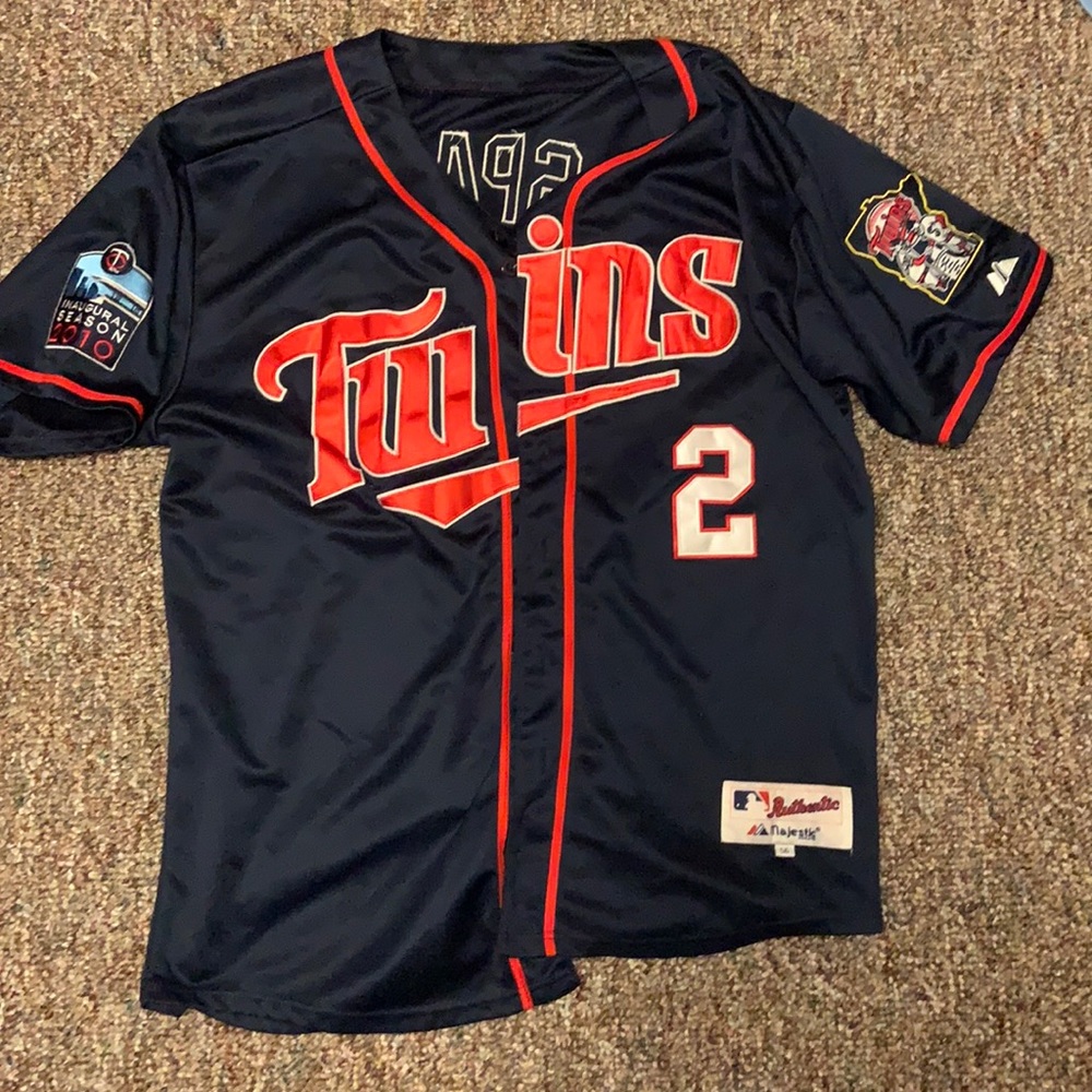 Twins Denard Span button up Jersey